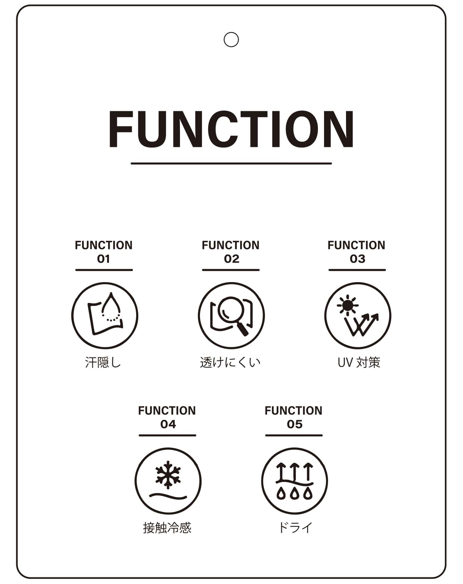 ジャケットのインナー専用　接触冷感・汗染み軽減半袖Tシャツ