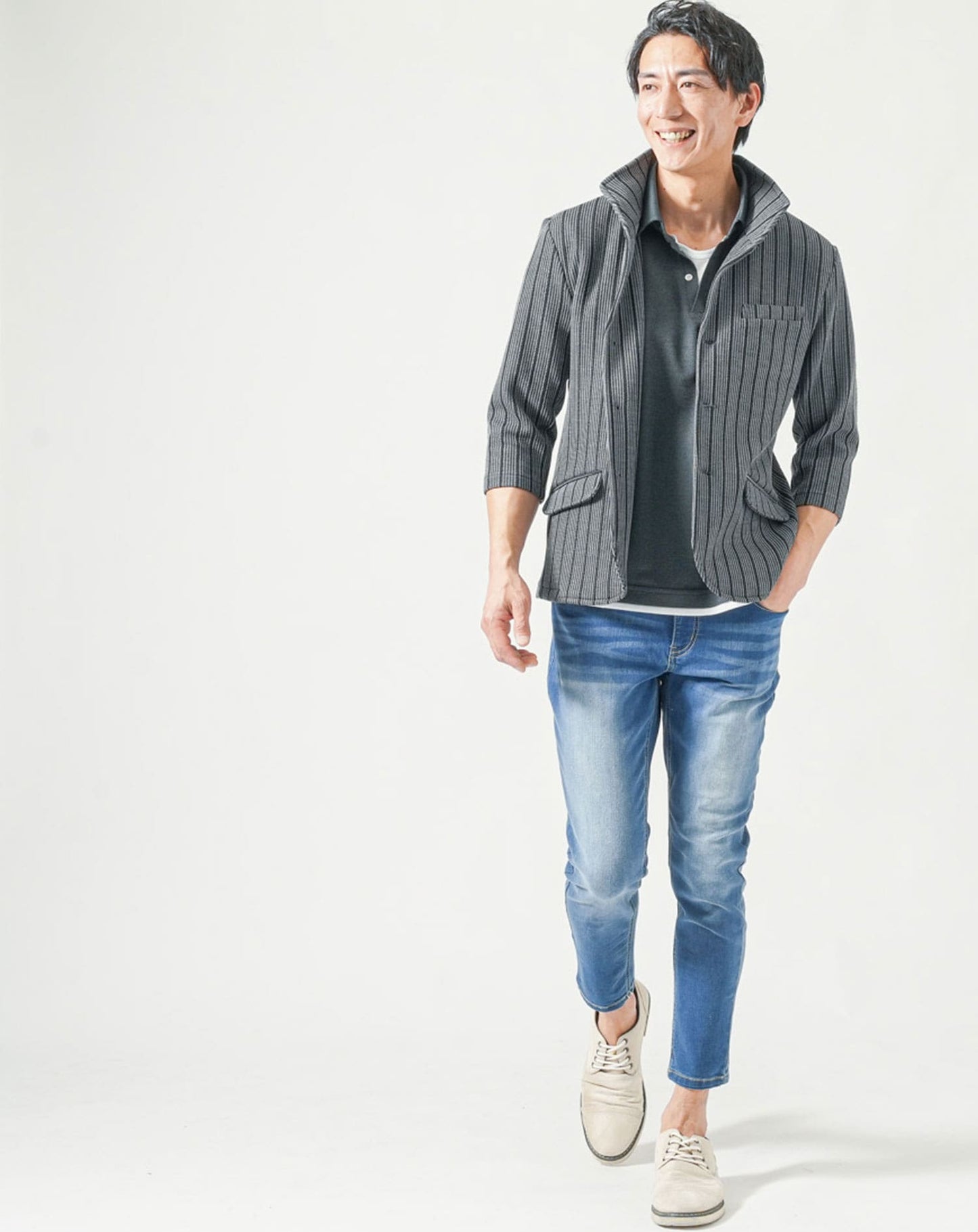 ブラック　H183cmW63kg 着用サイズ:Ｌ