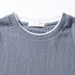 楊柳ストレッチフェイクレイヤードオーバーサイズ半袖Tシャツ