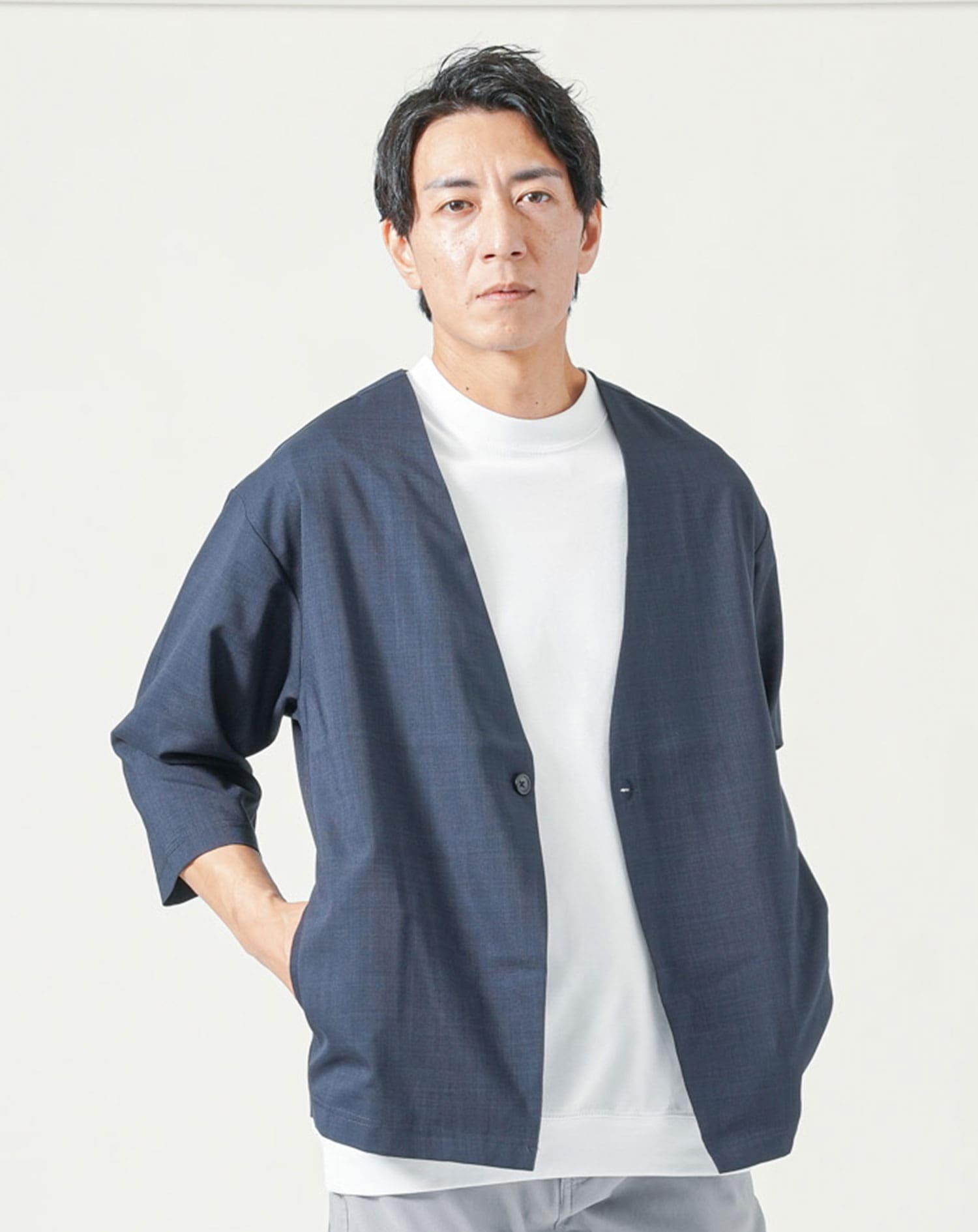 h.NAOTO GRAMM 半袖 カーディガン 上着 アウター ジャケット h.NAOTO GRAMM 半袖 カーディガン 上着 アウター ジャケット h