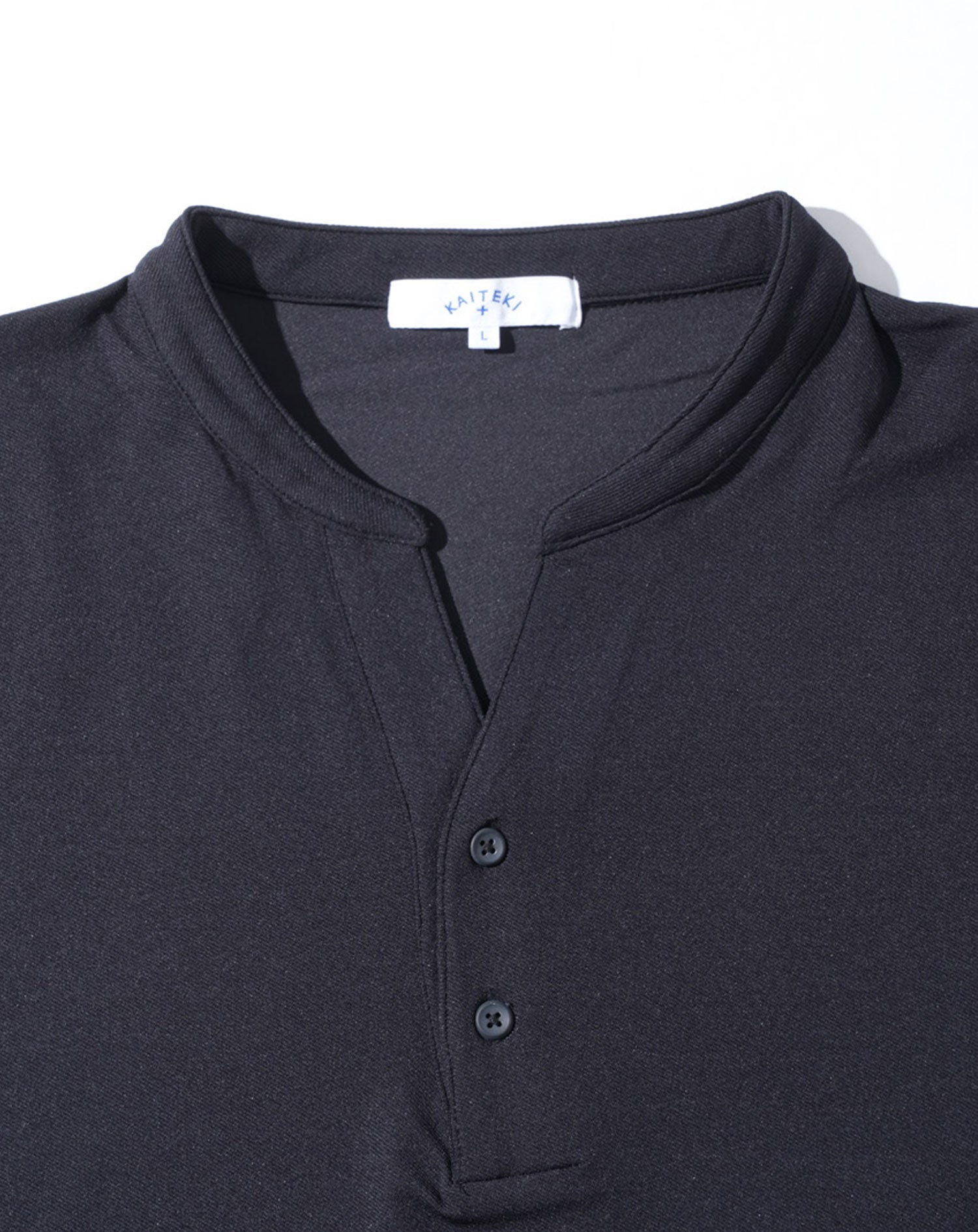 夏用接触冷感オーバーサイズ半袖ヘンリーネックTシャツ×ワッフルタンク