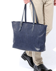 ビジネスカジュアルファスナー付きシンプルトートバッグ Biz