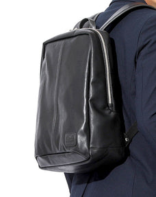 フェイクレザーシンプルビジネスカジュアルリュック