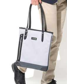 ツイルストライプトートバッグ