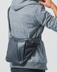 撥水加工コンパートメントミニショルダーバッグ