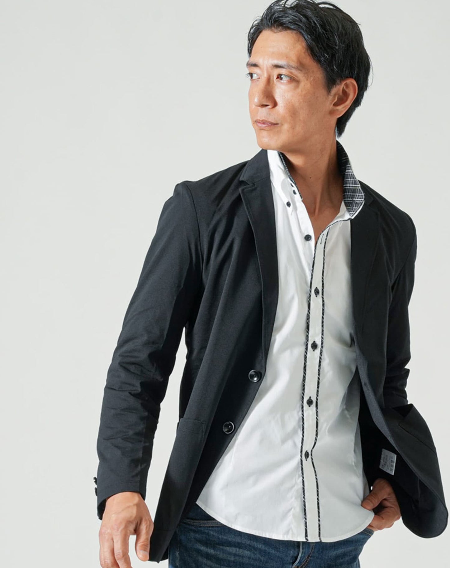 ハイブリッドテーラードジャケット