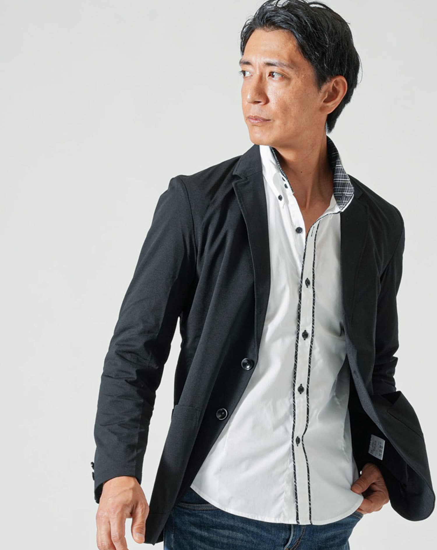 ハイブリッドテーラードジャケット