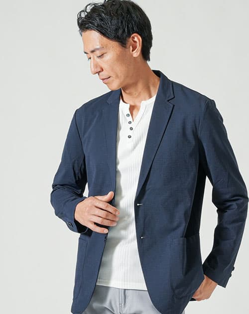 epa daddy jacket\"NVY\" ネイビー テーラードジャケット epa daddy jacket