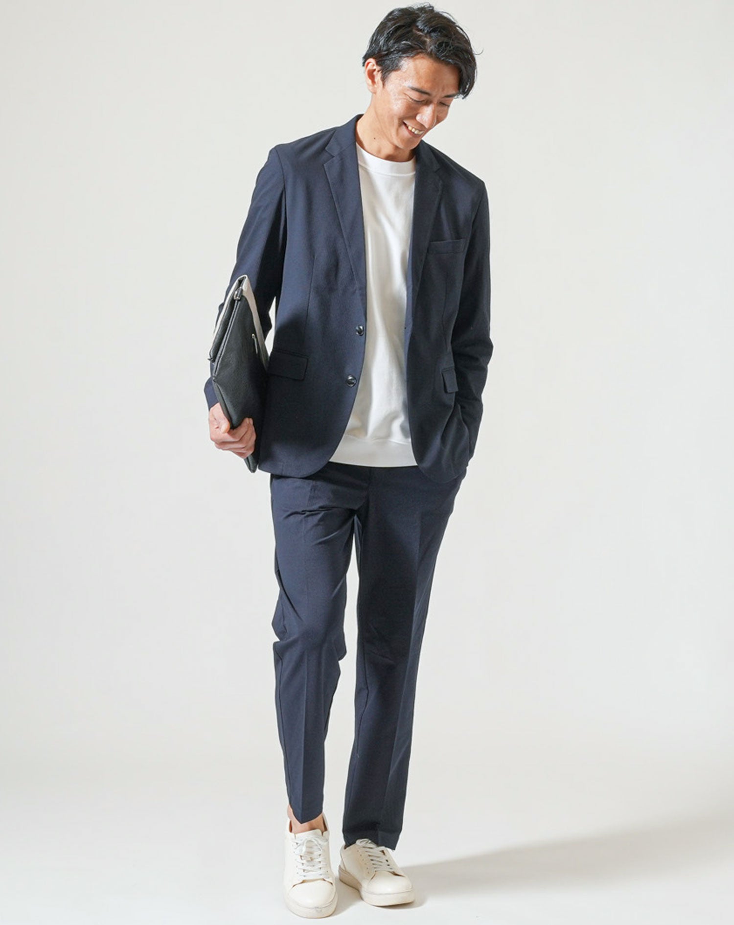 セットアップ マネキン買い ブレサブルクール長袖テーラード