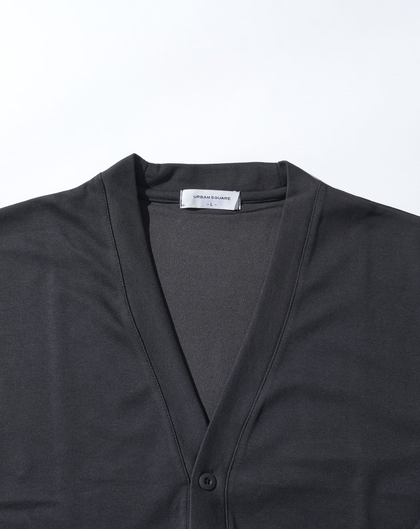 なめらか肌触りスムース長袖カーディガン