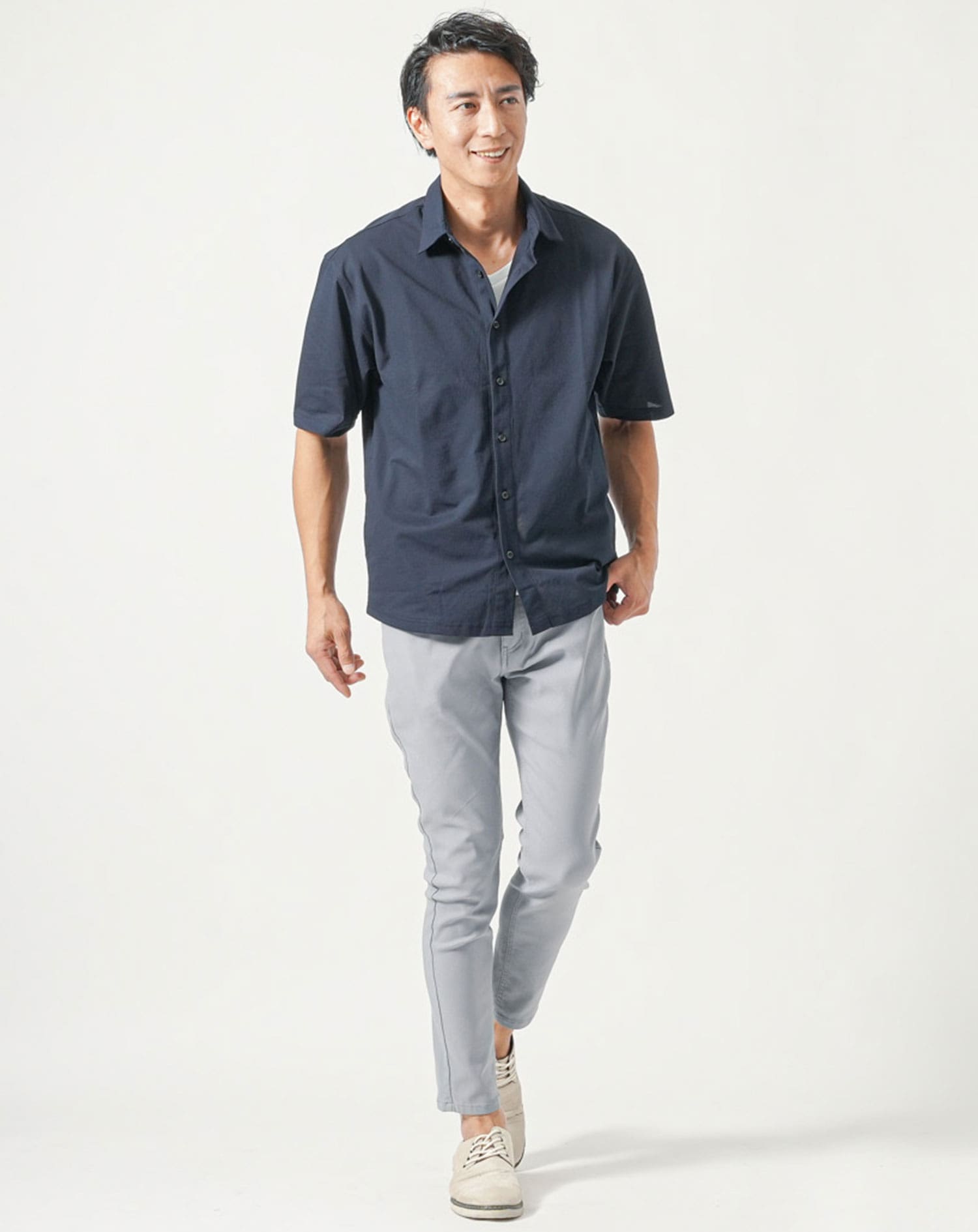 OWNER 半袖ストレッチシャツ M ホワイト/ブルー 半袖ストレッチシャツ | 株式会社オーナーばり｜海釣り仕掛け