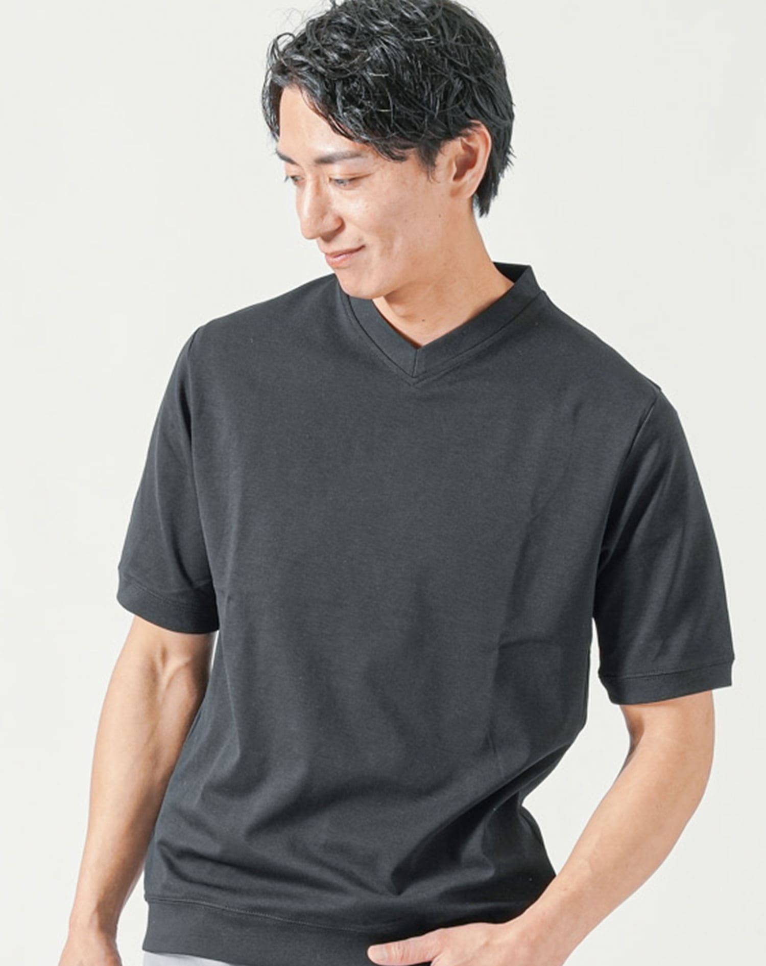 V Tシャツ 95 黒色 FREEサイズ 楽天市場】Tシャツ vネック 半袖