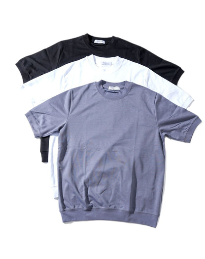 お得な3枚セット スムースコットン半袖クルーネックTシャツ