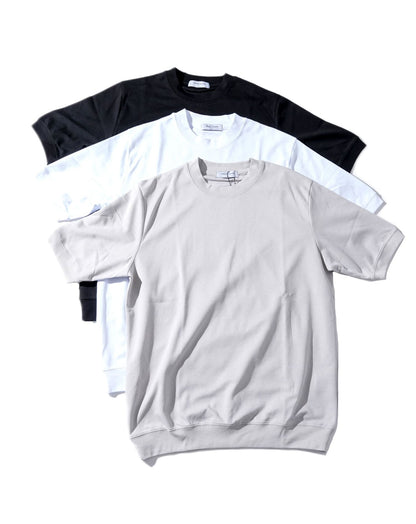 お得な3枚セット スムースコットン半袖クルーネックTシャツ