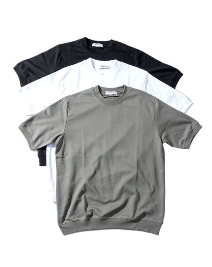 お得な3枚セット スムースコットン半袖クルーネックTシャツ