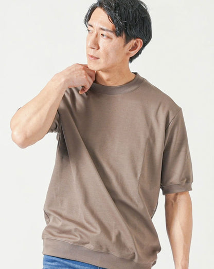 スムースコットン半袖クルーネックTシャツ