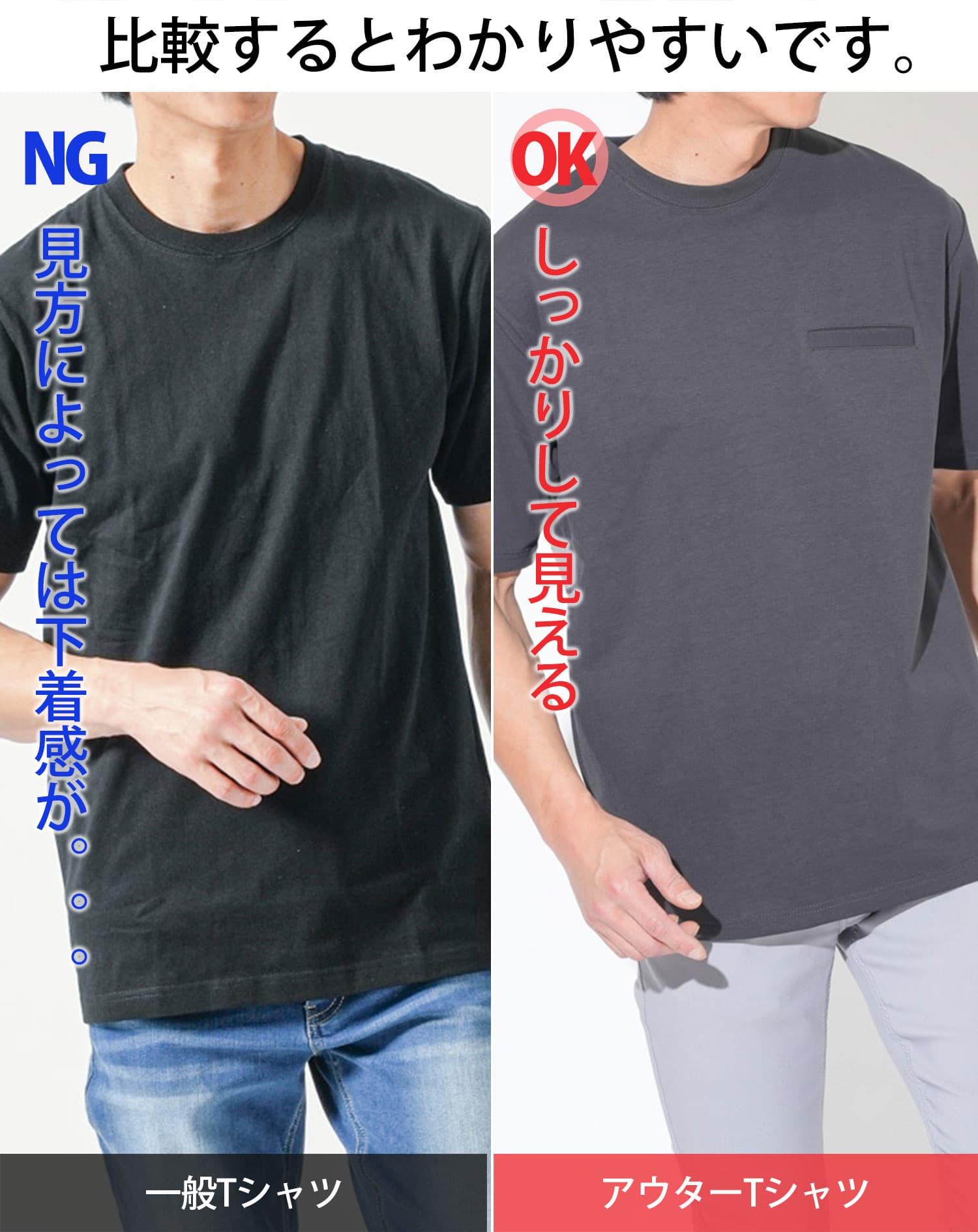 遮熱冷感アウターTシャツ