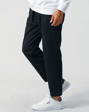 イージーケアストレッチツイルテーパードロングイージーパンツ