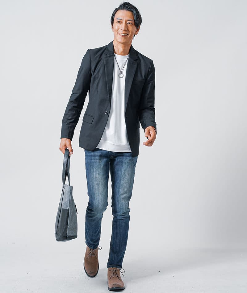 きちんと見えする＋5℃トレーナー