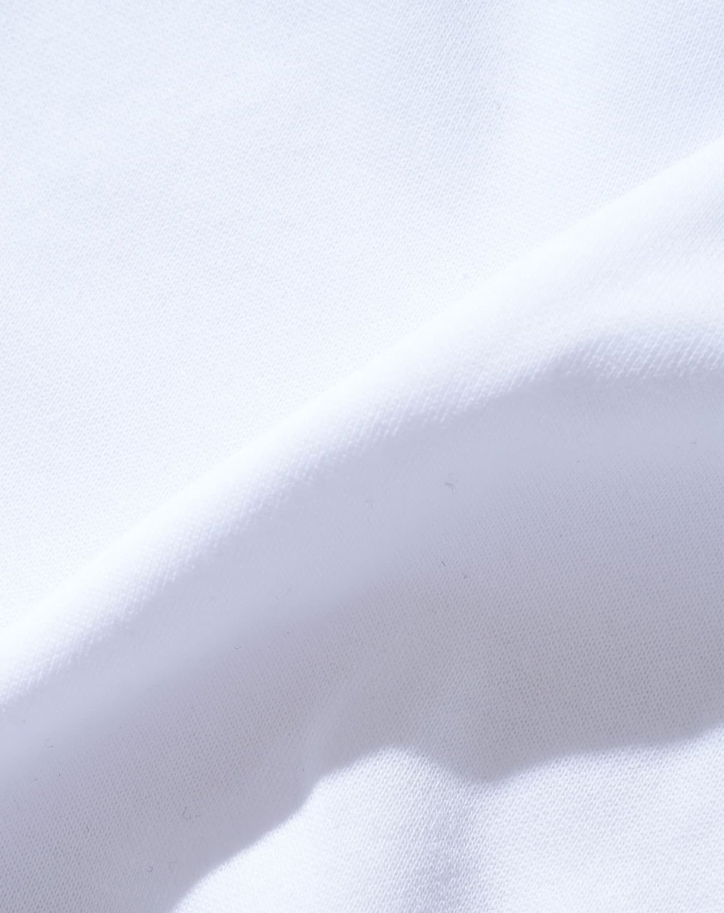 裏起毛スムースコットン長袖クルーネックTシャツ