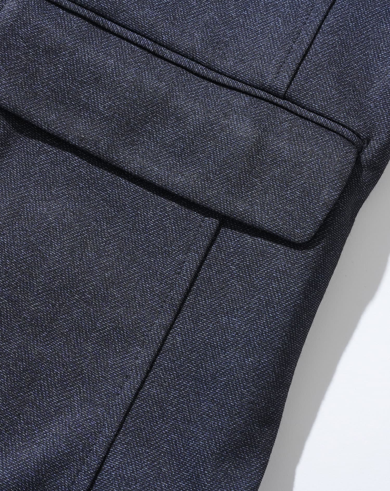 なめらか素材スリム見え長袖テーラードジャケット