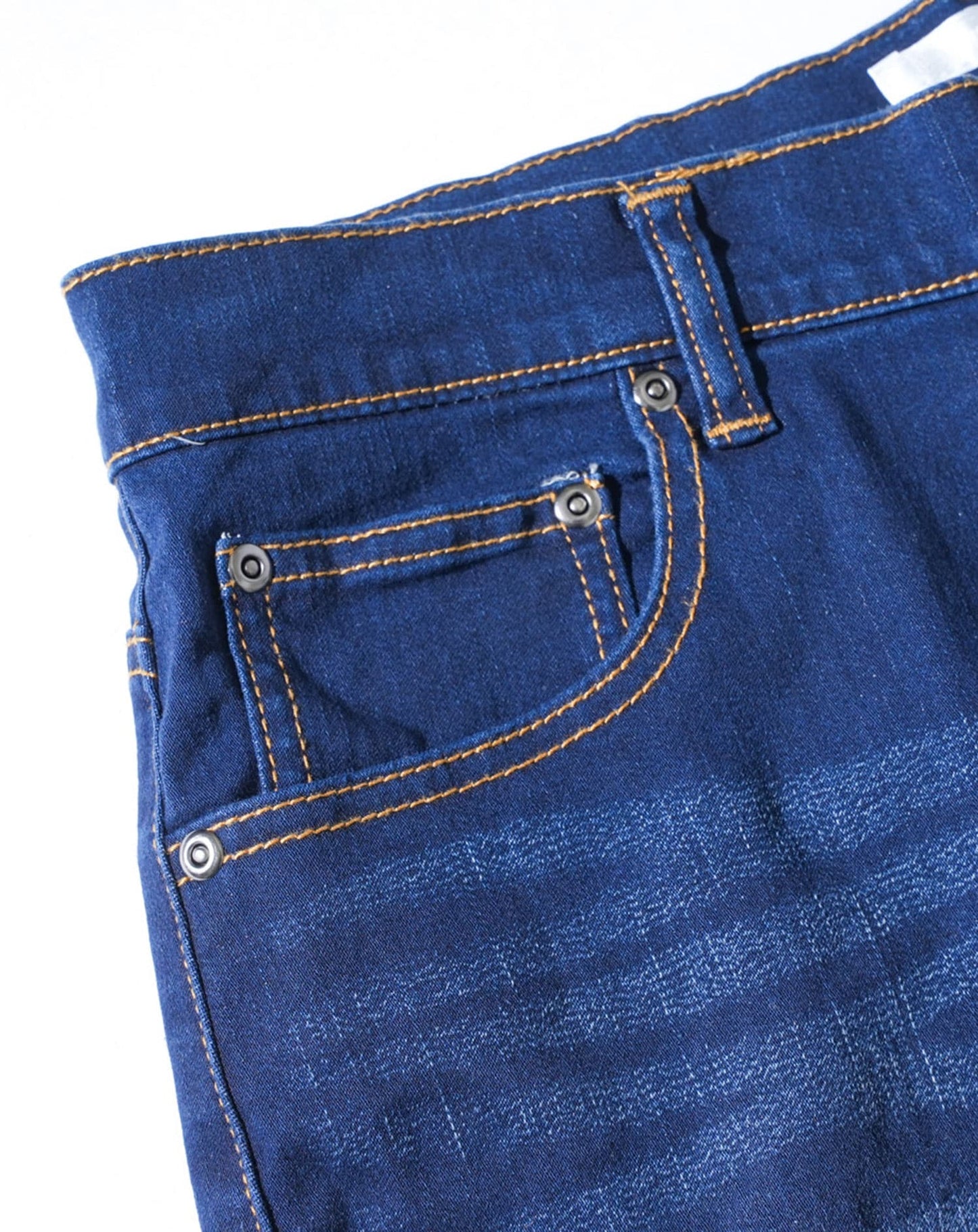 涼しく動きやすい接触冷感ストレッチデニムハーフパンツ