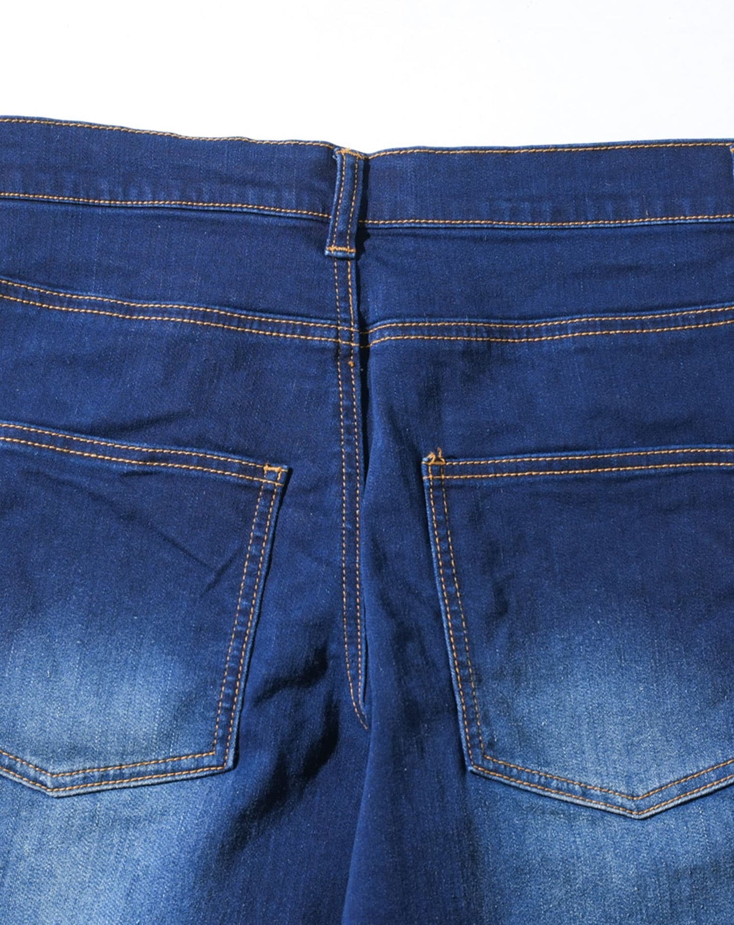 涼しく動きやすい接触冷感ストレッチデニムハーフパンツ