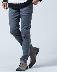 スキニーテーパードストレッチチノカラーパンツ