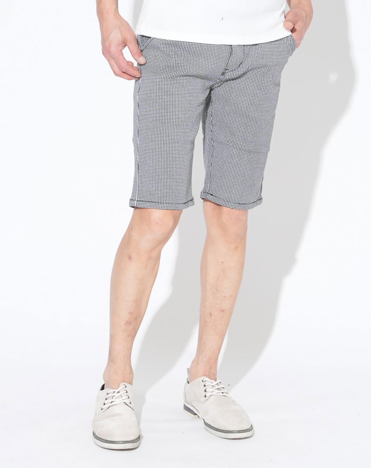 超伸縮スーパーストレッチハーフパンツ