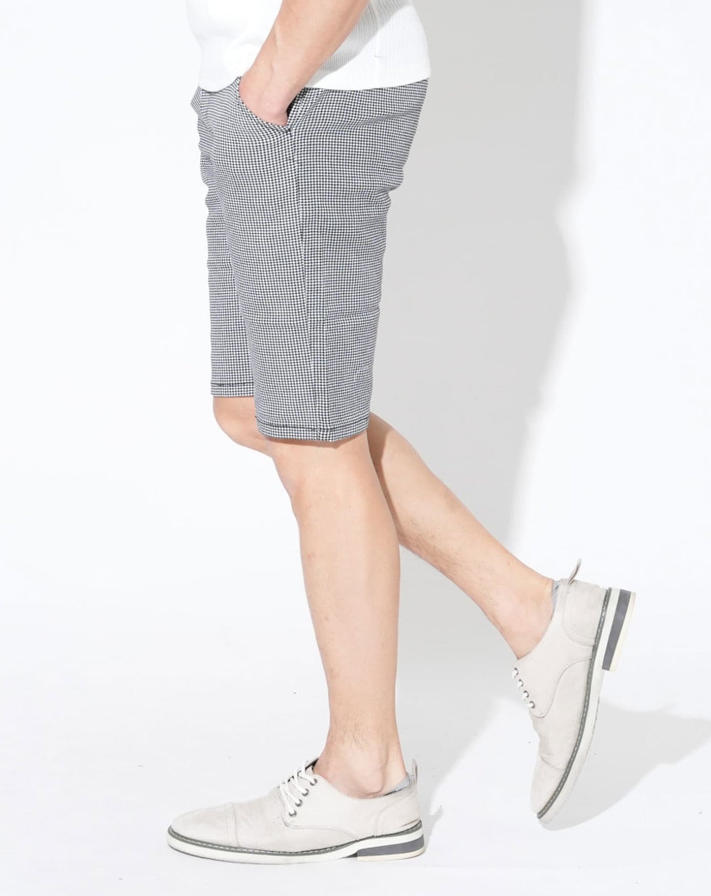 超伸縮スーパーストレッチハーフパンツ