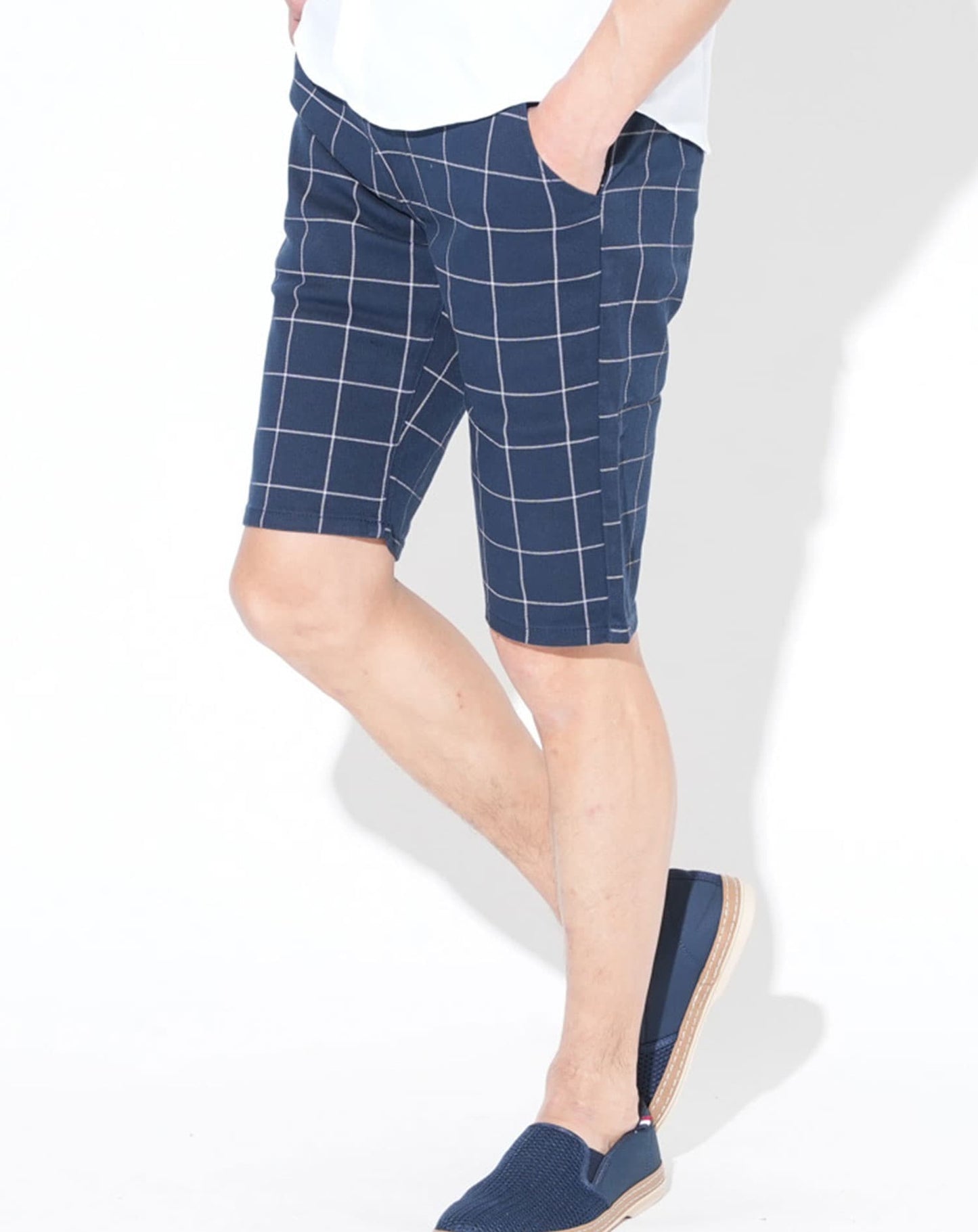 超伸縮スーパーストレッチハーフパンツ