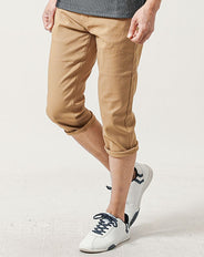 スーパーストレッチスキニーテーパードクロップドチノパンツ