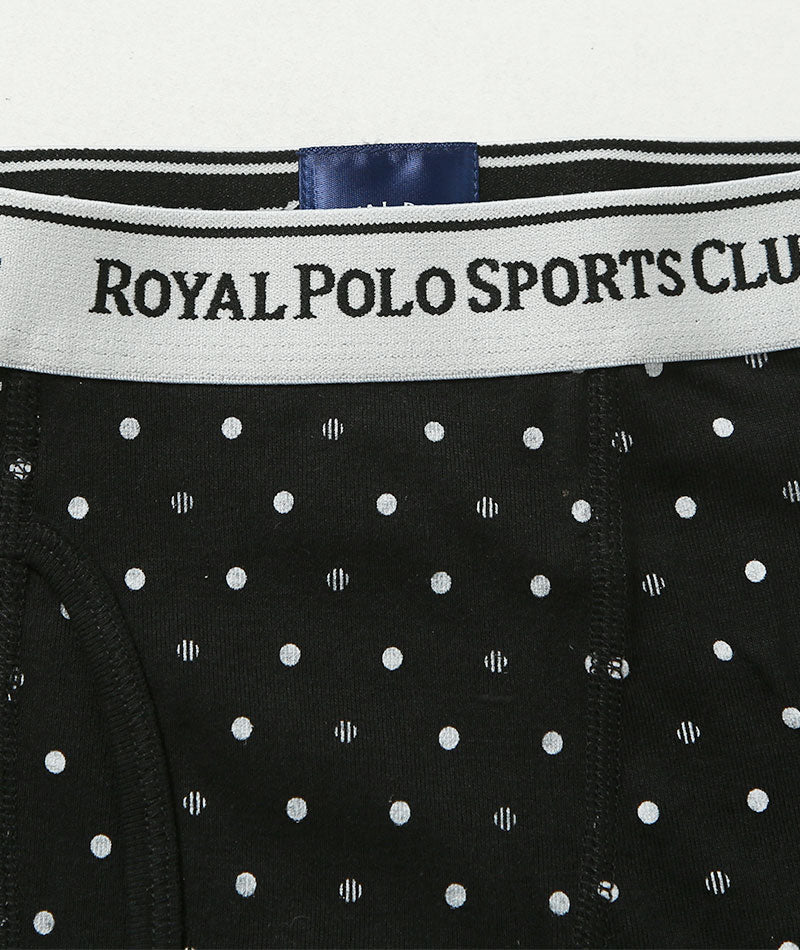 ROYAL POLO SPORTS CLUB(ロイヤルポロスポーツクラブ)前開きドットボクサーパンツ