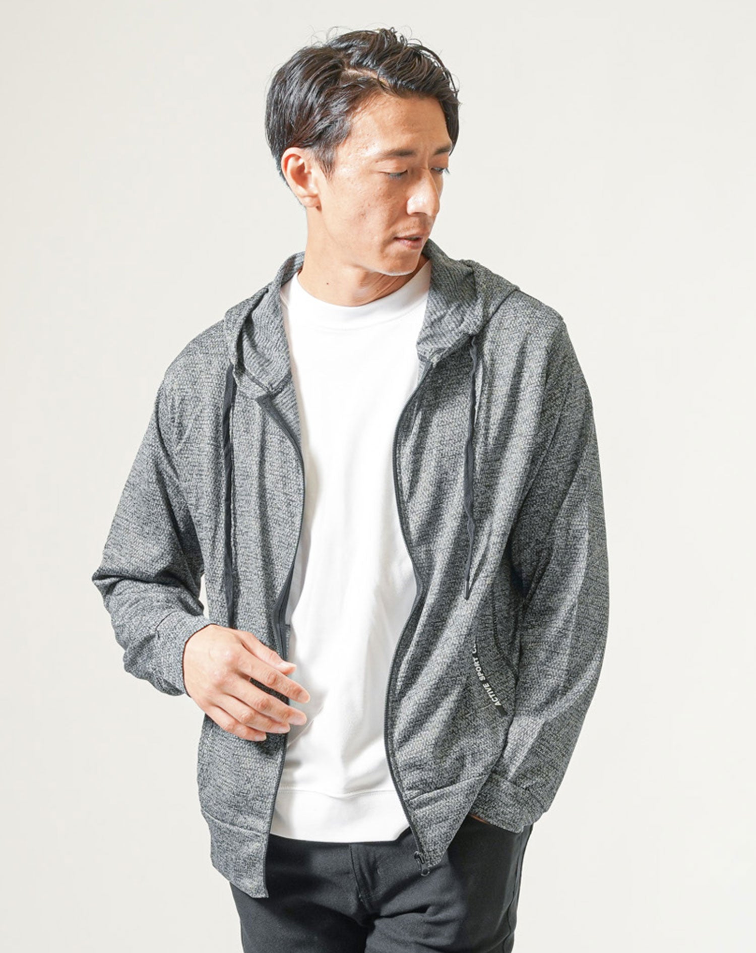 約51cm着丈【NIKE/ナイキ】フリース素材撥水加工ジップアップパーカー