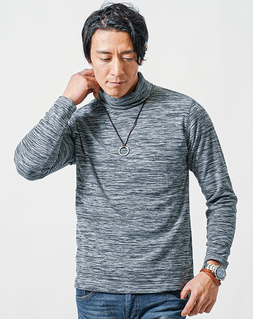 Tシャツ カットソー メンズ かっこいい モテる おしゃれ 裏起毛 ニット