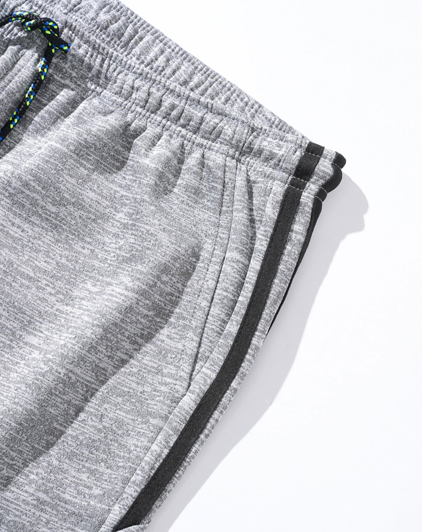 ドライ加工ダブルライン入りストレッチハーフパンツ