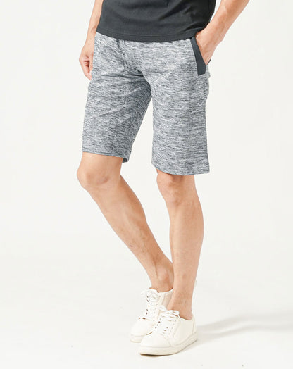 ドライストレッチ杢天竺ハーフパンツ