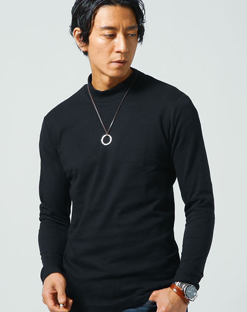 冬用あったかハイネック長袖起毛Tシャツ メンズカジュアル ｜ メンズ