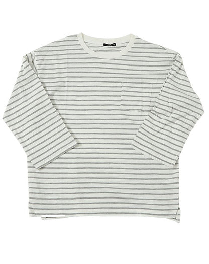 「セール品」リラックスシルエット７分袖Tシャツ