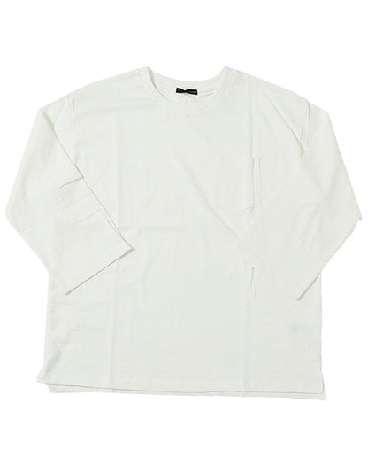 「セール品」リラックスシルエット７分袖Tシャツ