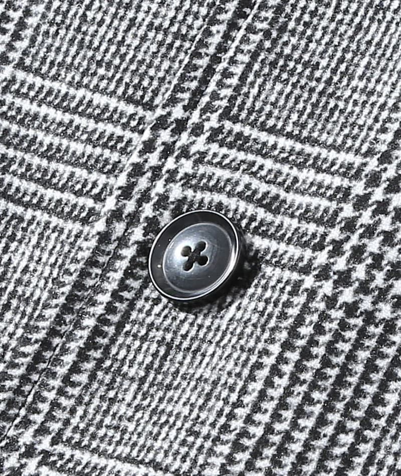 メルトン素材イタリアンカラーロングコート