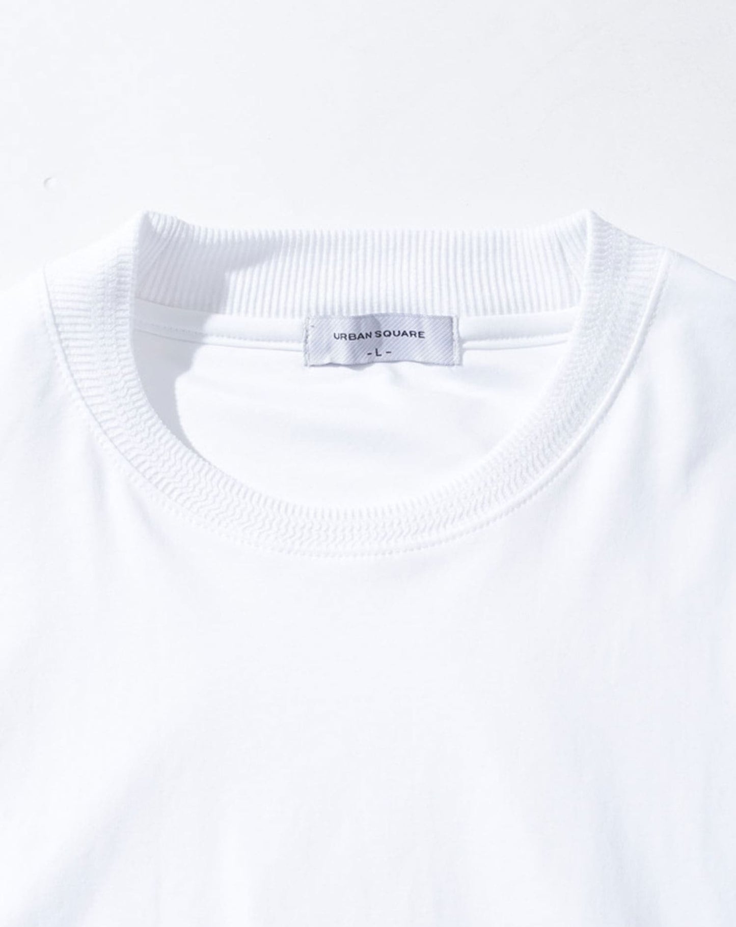 透けにくくきちんと見えプレミアムコットン半袖クルーネックTシャツ