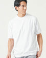 透けにくくきちんと見えプレミアムコットン半袖クルーネックTシャツ