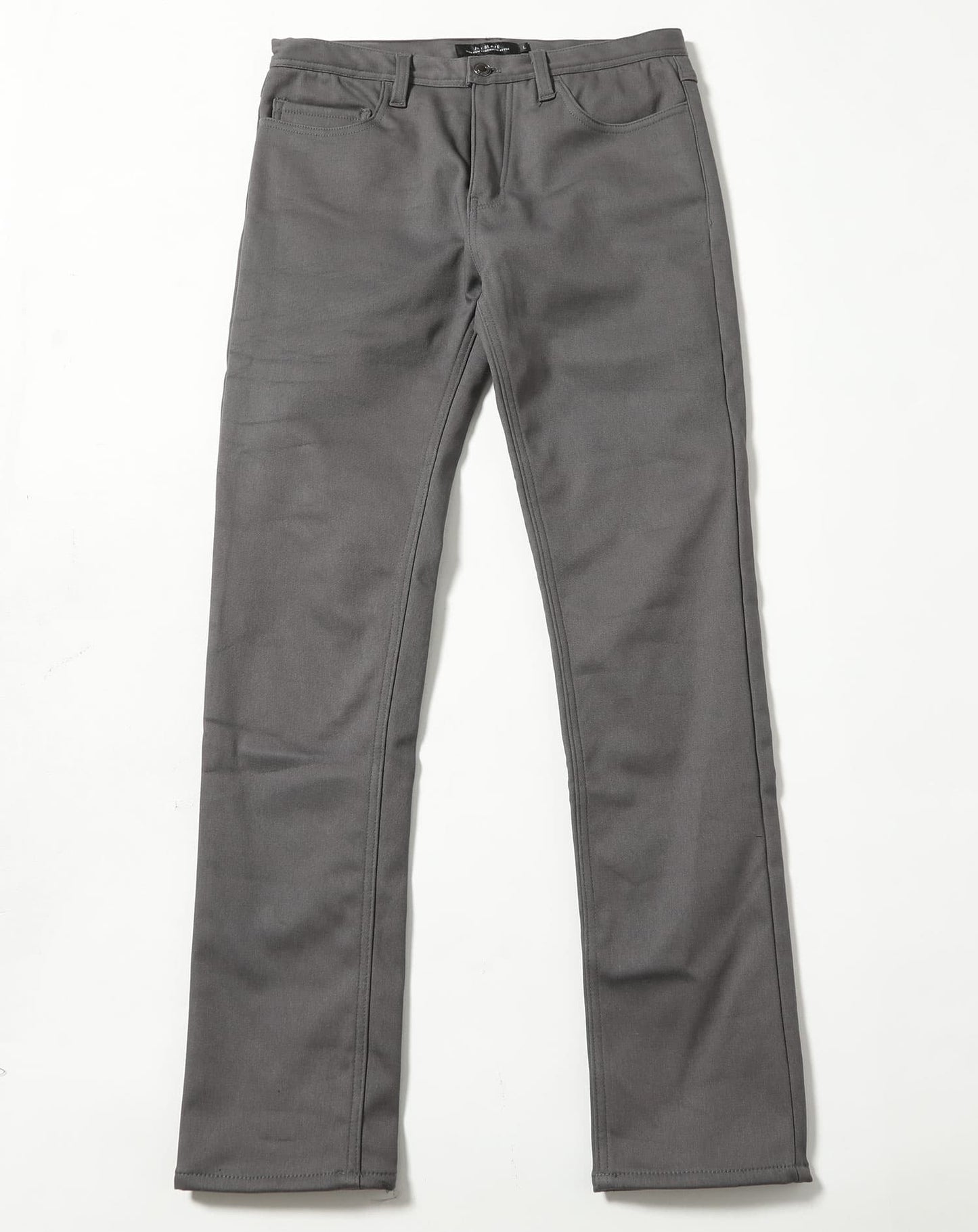 裏フリース素材 裏起毛スキニーテーパードストレッチカラーチノパンツ