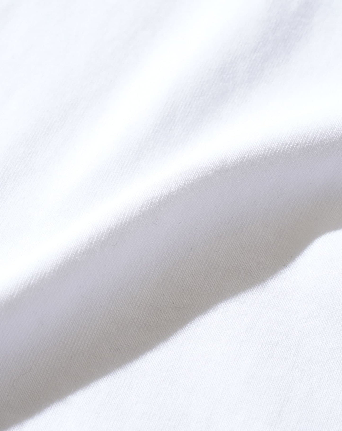 厚手生地スリムフィットストレッチ長袖VネックTシャツ