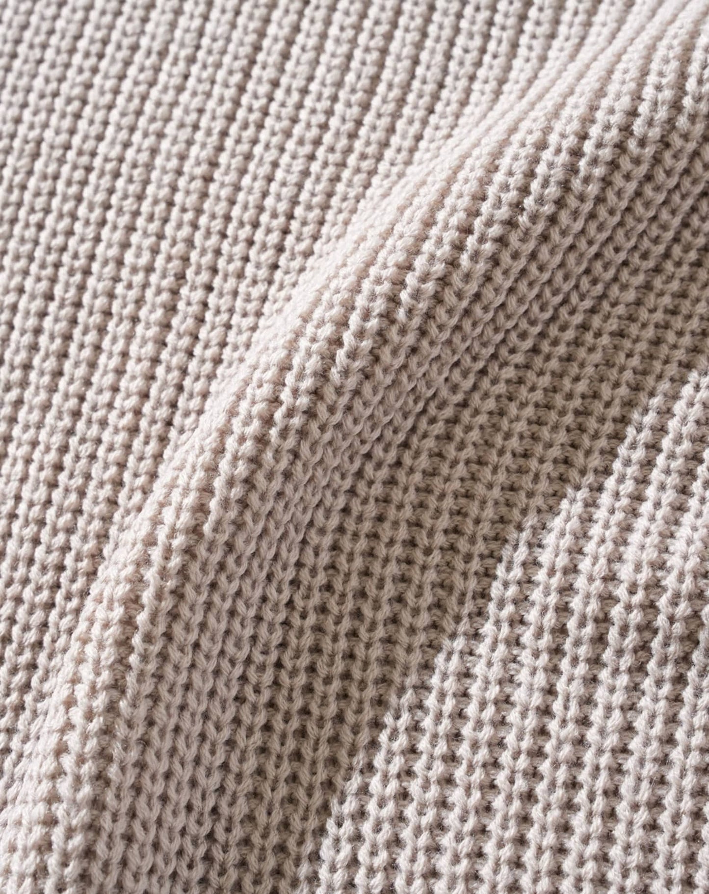 フェイクレイヤード長袖クルーネックニット