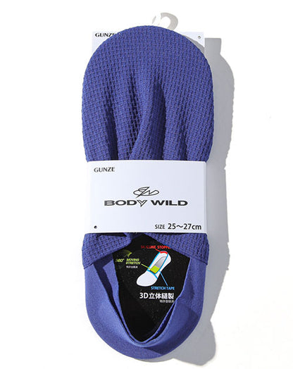 BODYWILD(ボディワイルド)スニーカーインステップ鹿の子編みソックス