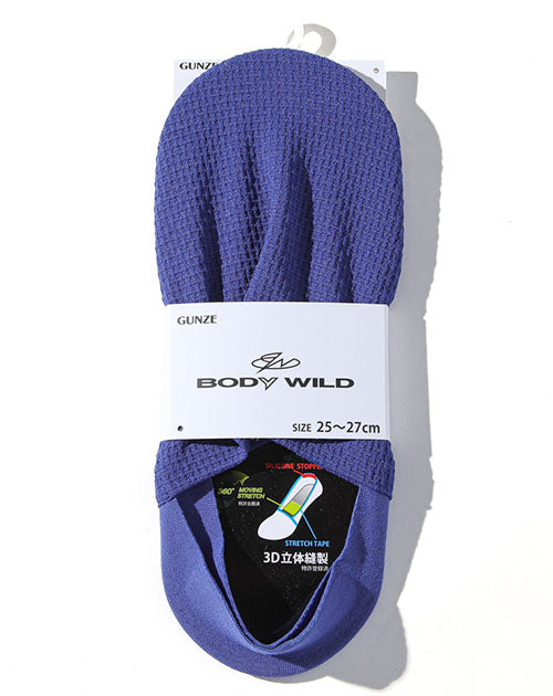 BODYWILD(ボディワイルド)スニーカーインステップ鹿の子編みソックス