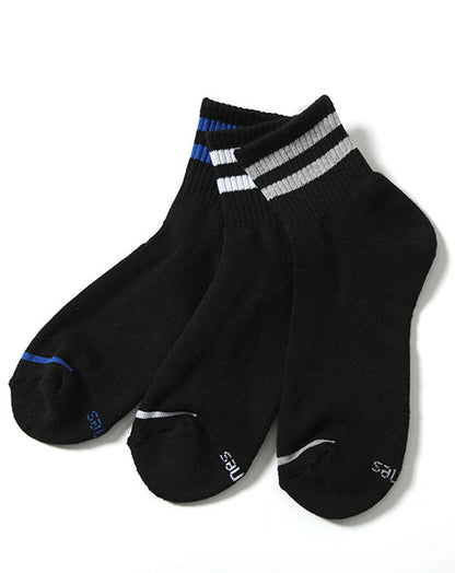 Hanes（ヘインズ）アンクル丈ライン入りソックス　3枚セット