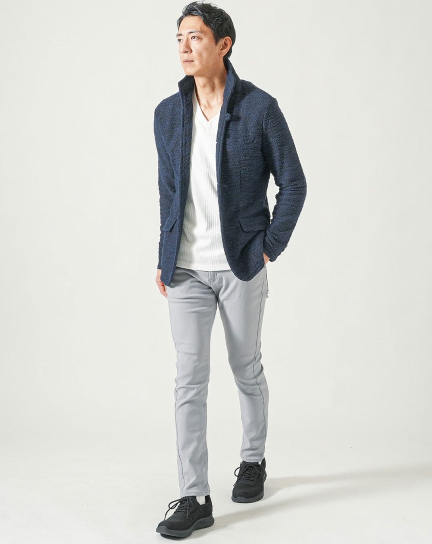 ハンズフリーレースアップスニーカー